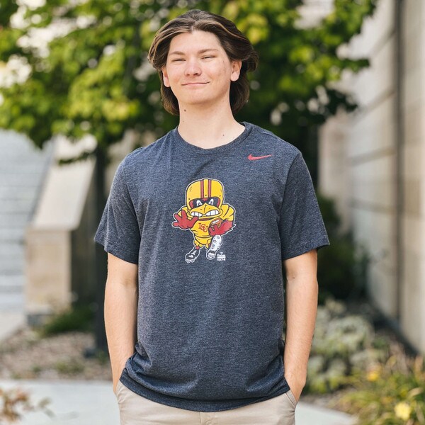Nike® Football Cy Heather Black T-shirt